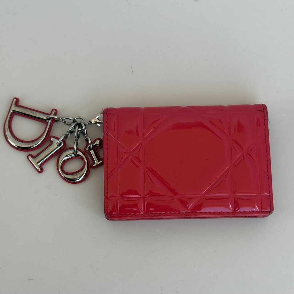 Christian Dior Pre-Owned Lady Dior Gusseted Card Holder
